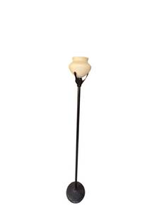 Metal Floor Lamp - 63-Inch Tall with Glass Shade