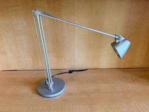 Adjustable Metal Desk Lamp - Articulating Arm and Spring Counterbalance