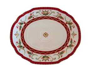 Fitz And Floyd Woodland Holiday Plate - 12 x 10 Inches