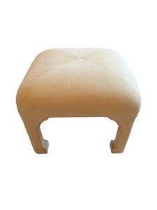 Upholstered Foot Stool 18x20x20 - Stains Present
