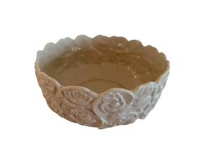 Lenox 5x10 Inch Porcelain Bowl with Scalloped Edge