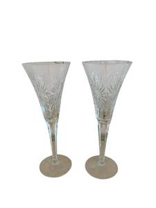 Waterford Crystal Champagne Flutes - 9 14-Inch - Set of 2