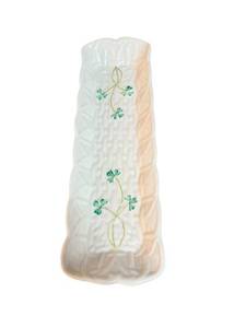 Belleek Ireland Shamrock Mint Tray 2033 - 9.5 Inches