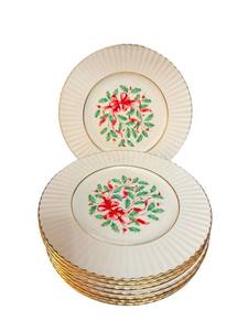 Lenox Holiday Plates - 8.5-inch Diameter