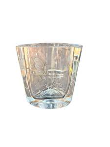 Etched Signature and Date on Bottom - 4.5-Inch Crystal Vase
