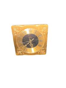 Seth Thomas Mantel Clock - Roman Numeral Dial with Ornate Corner Embellishments