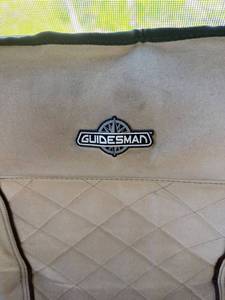 Guidesman Outdoor Lounge Chairs with Center Table (Lot of 2)
