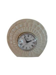 Mikasa Quartz Germany Ceramic Wall Clock - Fluted Bead-Pattern Frame