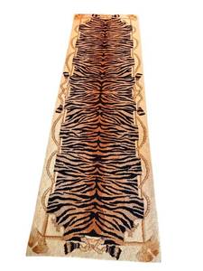 Tiger Print Runner Rug - 95-Inch by 29.5-Inch