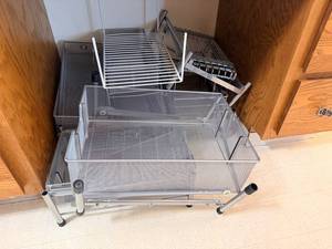 Assorted Wire Shelving, Baskets & Racks - Mixed