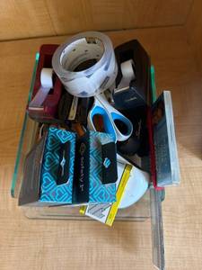 Scotch Office Supplies Assortment - Tape Roll, Tape Dispenser, Scissors, Ruler & More