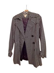 Vertigo Paris Polka Dot Blazer Jacket XS - Cotton-Spandex Shell, Polyester-Spandex Lining