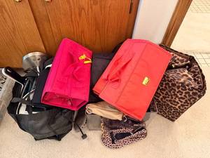 Assorted Fashion Accessories Lot - Handbags, Belts, Hats & Jewelry