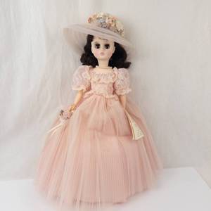 Madame Alexander Elise Doll - Pink Lace Dress with Flower Hat & Pearl Necklace