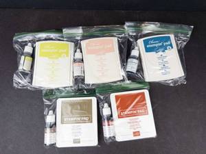 Stampin Up Classic Stampin Pad Ink Pads and Refills (Lot of 5)