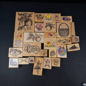 Winnie the Pooh, Tweety & Assorted Cartoon Rubber Stamps