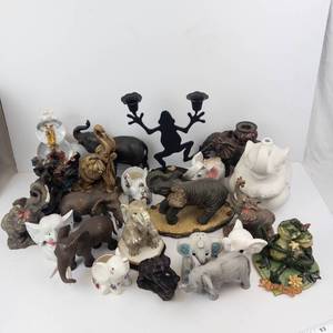 Assorted Animal Figurines & Decorative Ceramics - Mixed