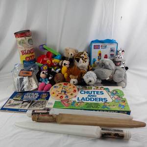 Milton Bradley Star Wars Sketchbook & Mega Bloks First Builders Assorted Vintage Toys