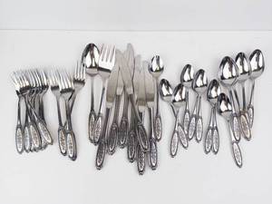 Northland Stainless Steel Flatware Set- Ornate Forks & Spoons