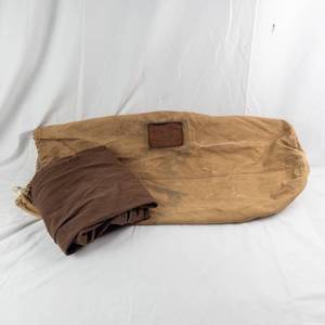 Butler Brothers Canvas Bag & Brown Pants (Lot of 2)