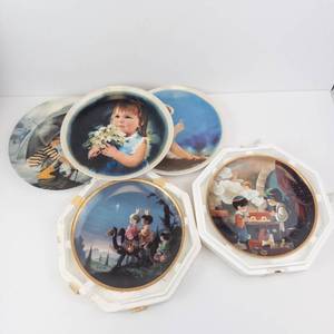 The Hamilton Collection - Sam Butcher & Donald Zolan Decorative Plates (Lot of 5)