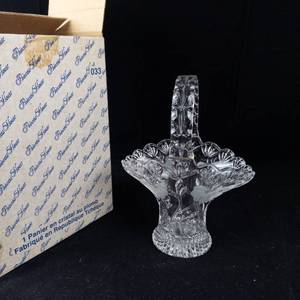 Princess House Lead Crystal Basket - Item 033
