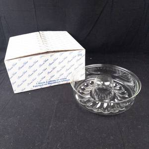 Princess House Crystal Cake Pan - Made in Czech Republic
