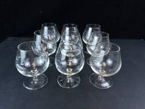 Princess House Heritage Etched Brandy Snifters (Lot of 9)