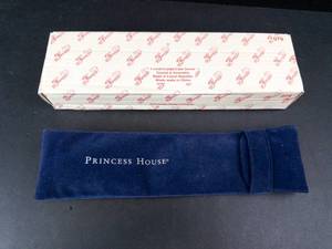 Princess House Fantasia Lead Crystal Cake Server - Made in Czech Republic, Blade Made in China