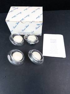 Princess House 4 Crystal Floating Tealight Holders - Made in China