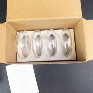 Princess House 4 Crystal Floating Flower Rings - Exclusive Made in China