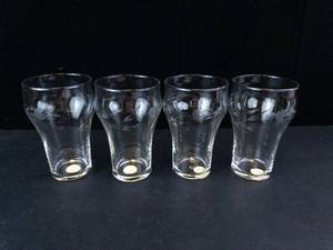 Princess House 10-Oz Etched Crystal Glasses (Lot of 4)