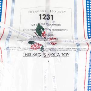 Princess House Napkins & Placemats Set - Four Placemats & Four Napkins
