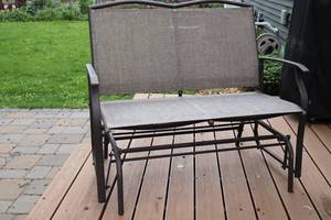 2-person Outdoor Patio Glider Bench