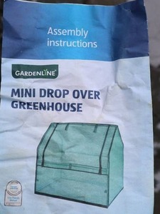 Two Gardenline Mini Drop Over Greenhouses