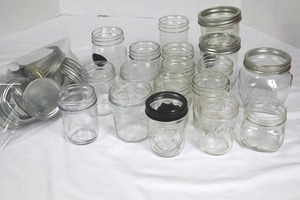Mason Jar Mixed Lot With Lids