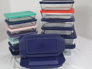 Pyrex Glass Food Storage Container Mixed Set