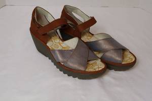 Fly London Womens Wedge Sandals Size 41