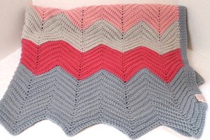 Handmade Crochet Afghan by Norma Leeton