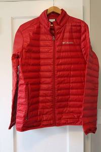 Columbia Womens Red Puffer Jacket Size L