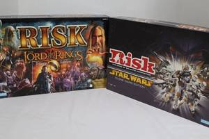Risk Lord of the Rings Trilogy Edition & Star Wars Clone Wars Mixed Lot