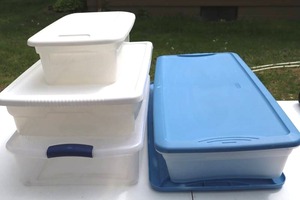 Sterilite Plastic Storage Boxes