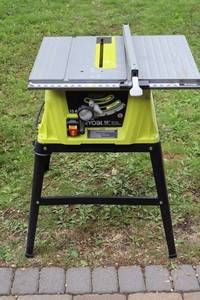 Ryobi 10 15A Table Saw with Rip Fence &amp Accessories