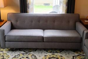 Modern Gray Rowe Furniture Sofa