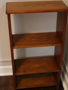 Wood Open Bookshelf