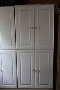 Freestanding Kitchen Pantry Storage Cabinet with Adjustable Shelves #1