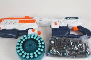 Zuru X-shot Excel Blaster With Quick Slide Cartridge & Ammo