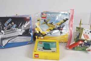 LEGO Space Shuttle 7470, Creator Airplane 6745 & VIP 6346101 Mixed Lot