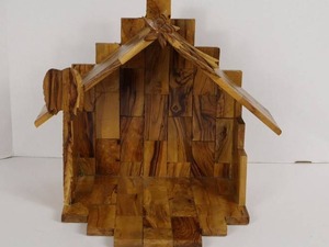 Handcarved Bethlehem Olive Wood Nativity Scene