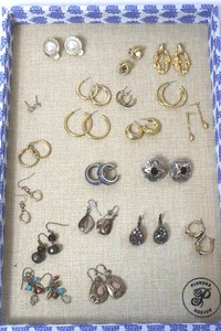 Costume Jewelry Mixed Lot With Butterfly Jewelry Box